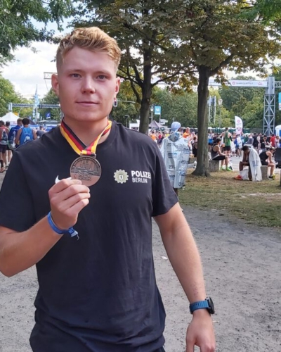 Berlin-Marathon Debüt Erfolg 2023 von Polizist Jan-Mathis Aden