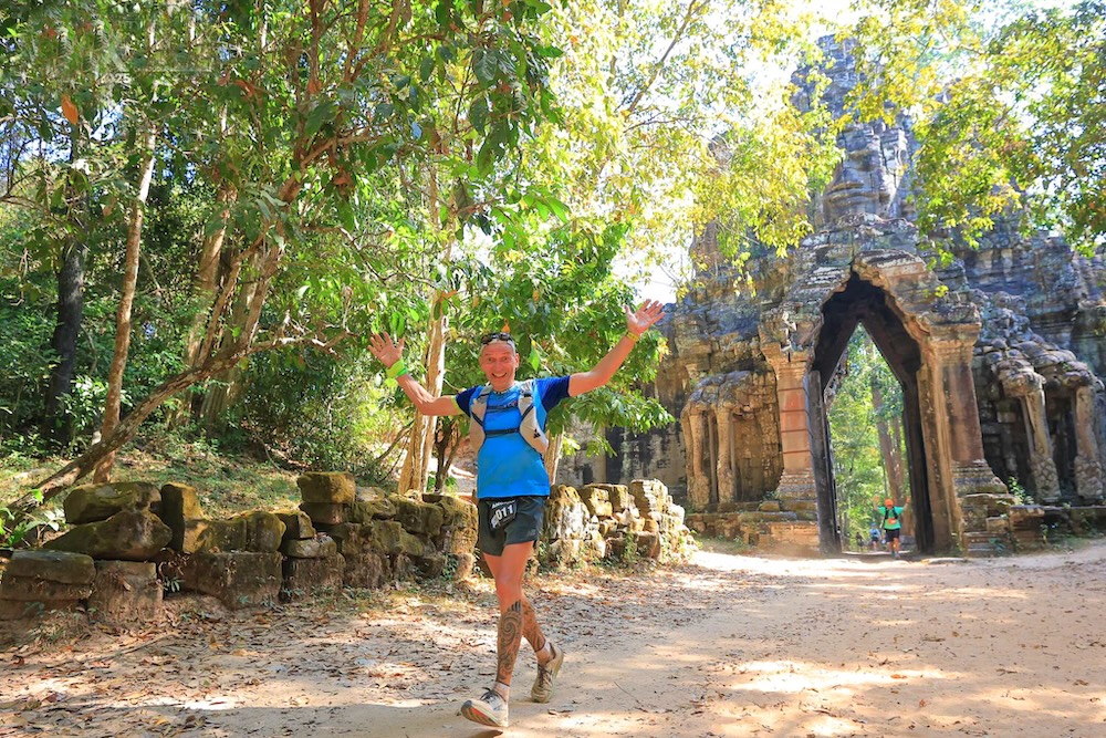 Maik Becker beim Ultra Trail Angkor