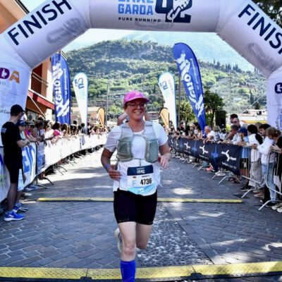 Lake Garda 42 Zieleinlauf Halbmarathon