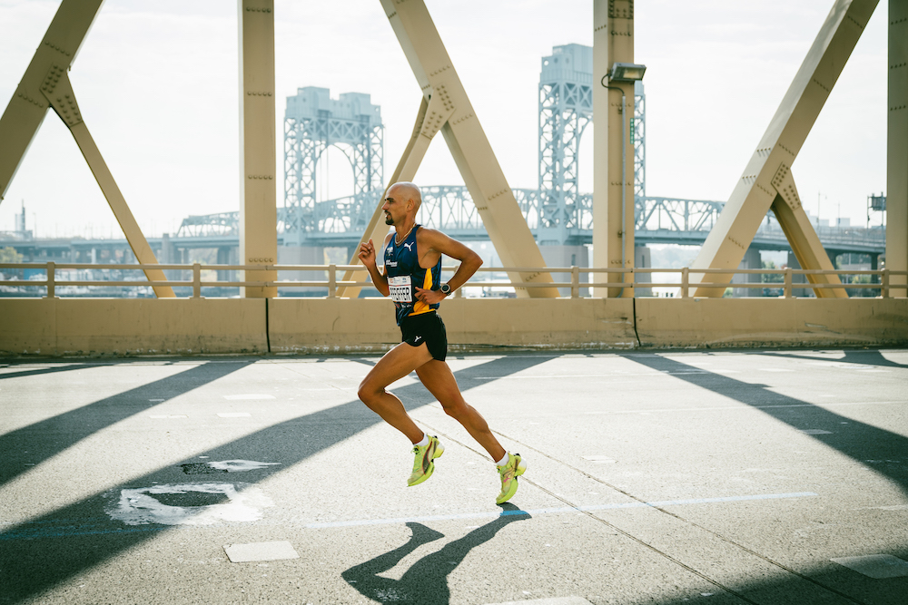 Hendrik Pfeiffer beim NYC Marathon 2023