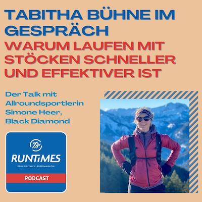 Podcast Runtimes Laufen mit Stöcken präsentiert von Black Diamond