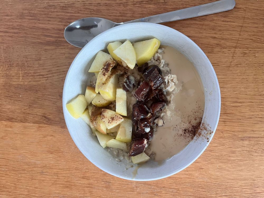 Optimale Frühstück für Läufer - Miriam Dattkes Porridge Variante
