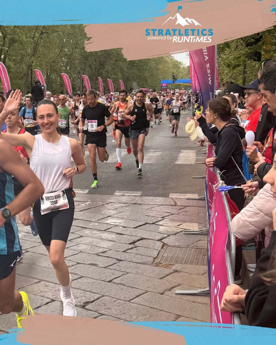 Mentaltraining für Läuferinnen: Mentale Stärke trainieren 30 Rebecca beim Milano Marathon