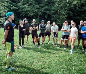 Schmellbackyard Community-Laufereignis bei Stuttgart