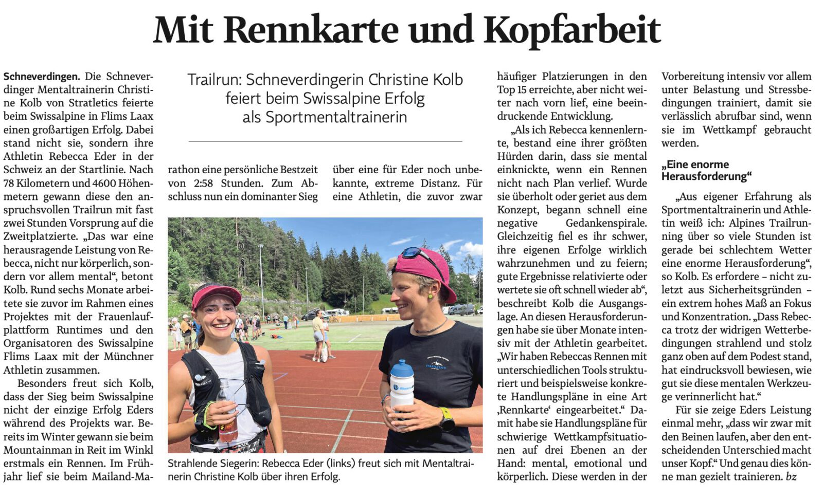 Mentaltraining für Läuferinnen: Mentale Stärke trainieren 42 stratletics-lokale-presse-juli-2026