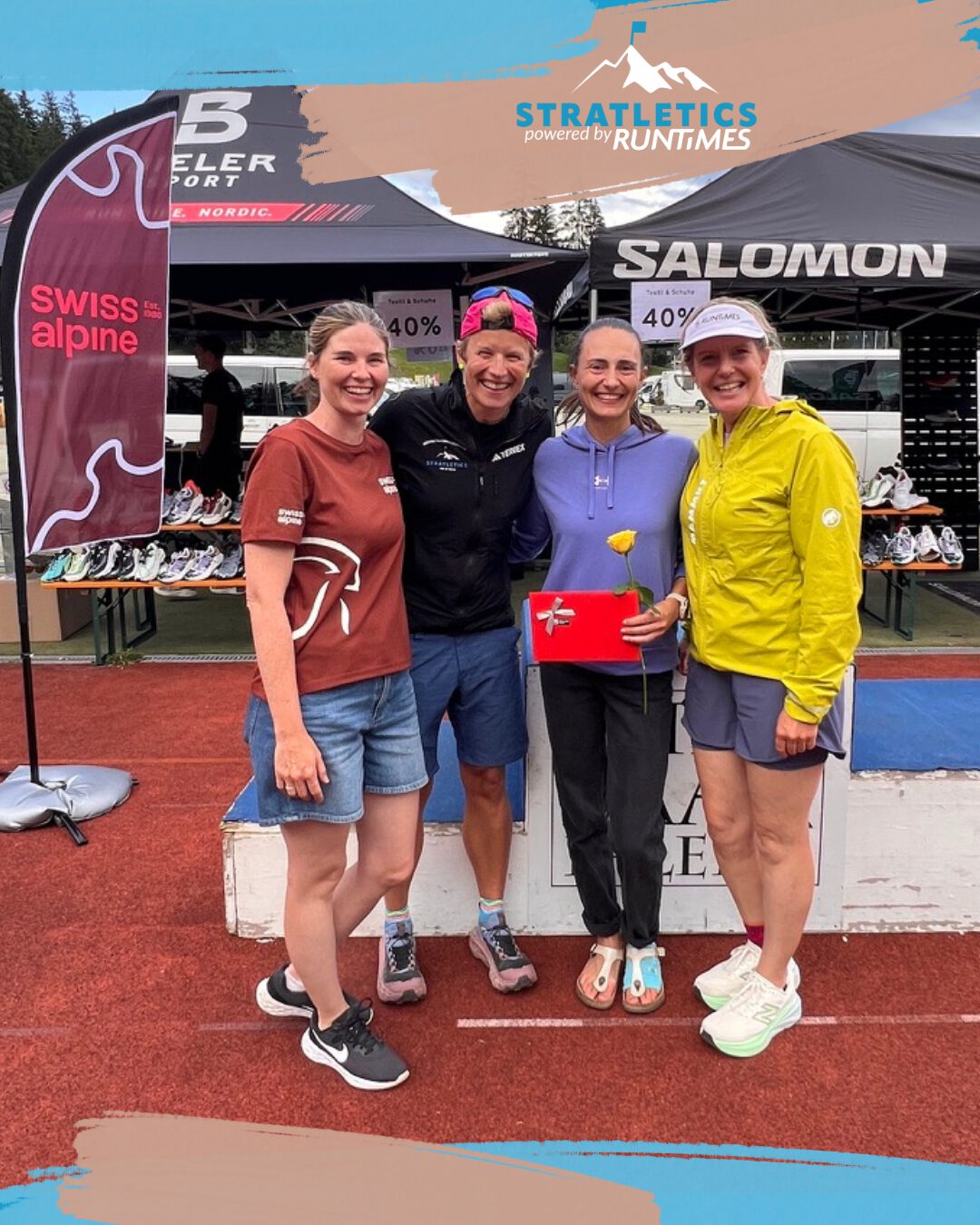Mentaltraining für Läuferinnen: Mentale Stärke trainieren 40 Teamfoto Livia Schröpfer, Christine Kolb, Rebecca Eder, Marit Böhmer
